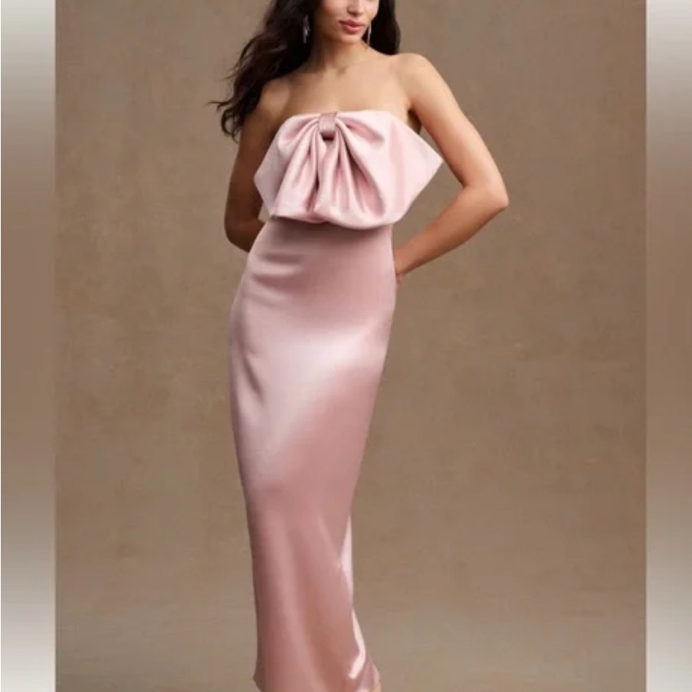 Ronny Kobo Collection Strapless Blush Dress